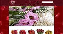 Desktop Screenshot of morganflorist.com